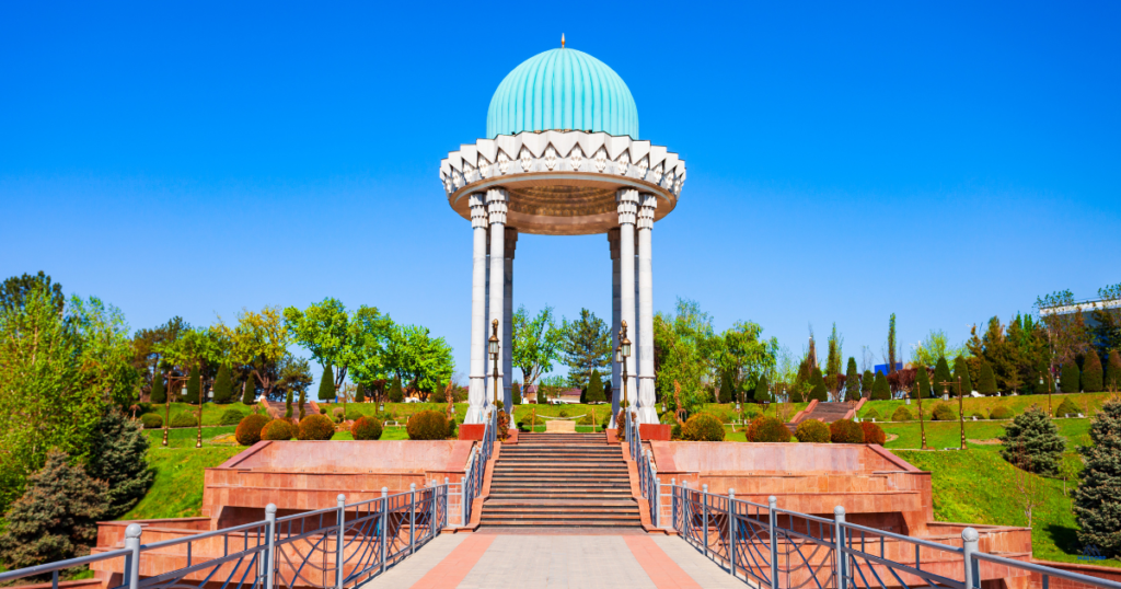 Historic Kukeldash Madrasah featured in place to visit in Tashkent Uzbekistan